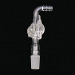 Flow Control Adapter, Stopcock, Inlet 90 degrees, Inner Joint Inner joint size 14/20. Glass stopcock.