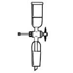 AD-0300: Adapter, Flow Control, PTFE Stopcock