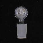 Hollow Glass Pennyhead Stoppers Inner joint size 14/20.