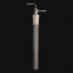 Cold trap, with ground joint Ground joint 24/40. OD of the body 30mm. Length of the tube 200mm. Tube OD 10.