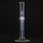 Measuring Cylinder. Round Base. Capacity 25ml. Accuracy limits 0.5. (ECA Brand)