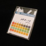 pH Indicator Paper pH 0-14. Each box contains 100 6 x 85mm color-fixed, non-bleeding, indicator strips.