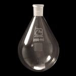 Evaporating Flasks, Single Neck Capacity 200mL. Outer joint size 14/20.