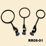 Retort Ring with Bosshead Inner diameter 2 in (51mm).
Outer diameter 2.5 in (63mm).
Total length 7.25 in (184mm).