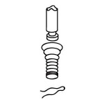 Key Retaining Device for Glass Stopcocks Plug size 17/40.