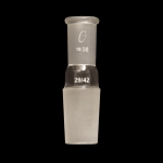 Reducing Connecting Adapter Upper outer joint 19/38. Lower inner joint 29/42.