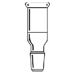 Enlarging Connecting Adapter Upper outer joint 29/42. Lower inner joint 19/22.