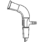 AD-0013: Distillation Adapter, Vacuum Take-off, 105 degrees