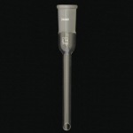Drip Straight Receiver Adapter Upper outer joint size 24/40. Tube length 120mm.