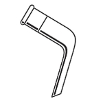 Distillation Adapter, 105 Degree Upper outer joint size 14/20. Tube Length 100mm.