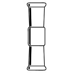 AD-0055: Straight Connecting Adapter, Outer Joints