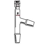 AD-0077: Distillation Adapter, Rubber Fitting, 75 Degree