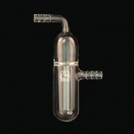 Bubblers, Mineral Oil Reservoir height: 50mm. Body OD: 25mm.