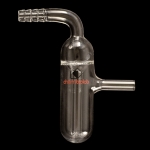 Bubblers, Mineral Oil Body Height: 100mm. Body OD: 26mm. Reservoir height: 60mm.