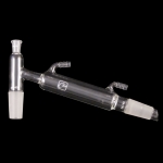 Distilling Head, Lichty Lower and side inner joints size: 24/40.
Condenser length: 110mm.