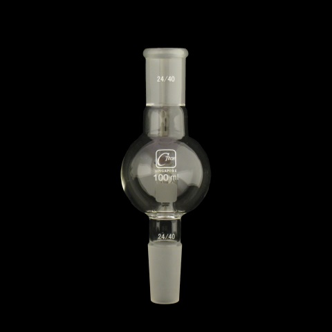 Anti-Climb 24/40 Top Outer Joint 100 mL ACE Glass Incorporated 160 mm Height 14/20 Bottom Inner Joint ACE Glass 6706-05 Rotary Evaporator Trap