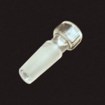 Hollow Glass Stoppers, Hexagonal Head Inner joint size 10/18.