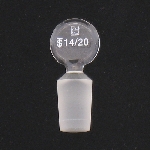 Solid Glass Pennyhead Stoppers Inner joint size 14/20.