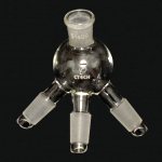 Distillation Receiver, Distribution Adapter Only, Cow, Multiple Outer and inner joints size 14/20.