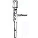 Valve, 90 Degree, One Arm Adjustable bore size 0-4mm.