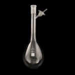 Kjeldahl Shaped Schlenk Flask, Sidearm Stopcock Capacity 500mL. Outer joint size 24/40. Glass stopcock.