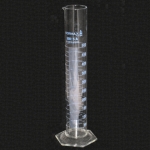 Measuring Cylinder. Hexagonal Base. Capacity 500 ml. Accuracy limits 5.