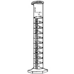 CA-1004: Measuring Cylinder. Hexagonal Base.