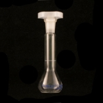 Volumetric flask Capacity 10mL. Accuracy limits 0.02.