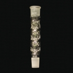 Vigreux Column Length of jacket 100mm. Top outer/lower inner joints 19/22.