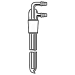 Cold Finger Condenser Effective length 250mm. 29/42 joint size.