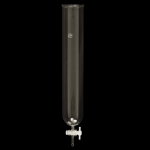 Chromatography Column, PTFE Stopcock Internal Diameter 3in. Length 18in. PTFE bore 4mm.