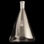 Erlenmeyer Flasks, Ground Joint Capacity 1000ml. Outer joint size 24/40.