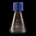 Screw Cap Erlenmeyer Flasks Capacity 50mL. Screw cap thread size GL25.