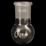 Round Bottom Flasks, Heavy Wall Capacity 10mL. Outer joint size 19/22.