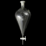 Squibb Separatory Funnel, PTFE Stopcock Capacity 2000ml. Outer joint size 29/42. Bore size 4mm.