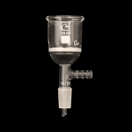 Filtration Buchner Funnels, Fritted, Ground Joint Capacity 15mL. Fine Porosity (G4). Lower inner joint 14/20.