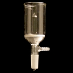 Filtration Buchner Funnels, Fritted, Ground Joint Capacity 150mL. Medium Porosity (G3). Lower inner joint 24/40.