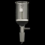 Filtration Buchner Funnels, Fritted, Ground Joint Capacity 150mL. Coarse Porosity (G2). Lower inner joint 24/40.