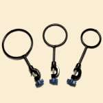 Retort Rings with Bosshead Whole set. Includes 1 each of the 3 sizes (2, 2 1/2 & 3 1/4in IDs).