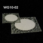 Wire Gauze, Ceramic Center Wire gauze sides 14x14cm (5.5x5.5in).
Ceramic center diameter 10cm (4in).